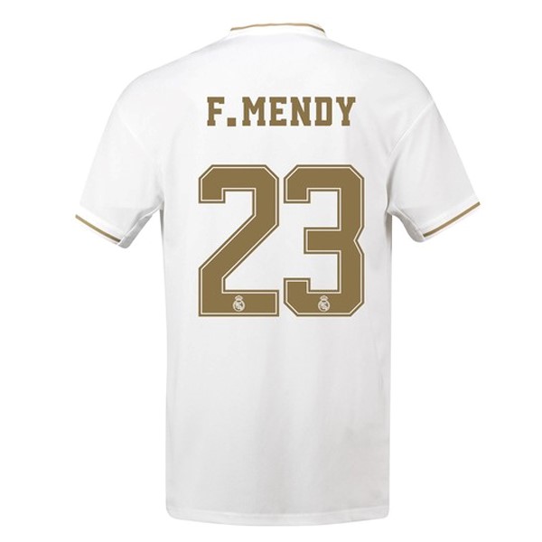 Trikot Real Madrid NO.23 F.Mendy Heim 2019-20 Weiß Fussballtrikots Günstig